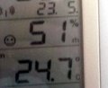Thermometer zeigt 24,7 Grad schon in der Früh 