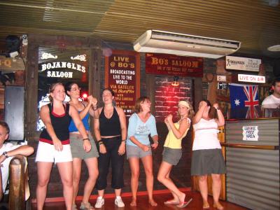 Night out in Alice Springs - Bojangles Saloon: Blame it on the Boogie!