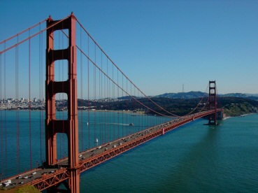 Meistfotografierte Sehenswürdigkeit der Welt: die Golde Gate Bridge in San Francisco.