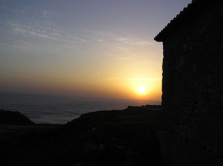 Sonnenuntergang am Capo Espichel