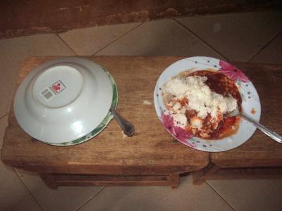 es gibt reis - 2x taeglich