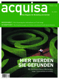 Cover der Fachzeitschrift acquisa 1/07