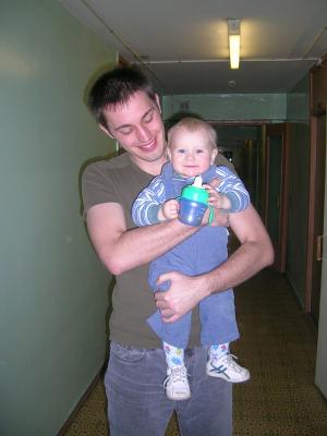 Max mit Ivan (Enkel einer Deschurnaja)