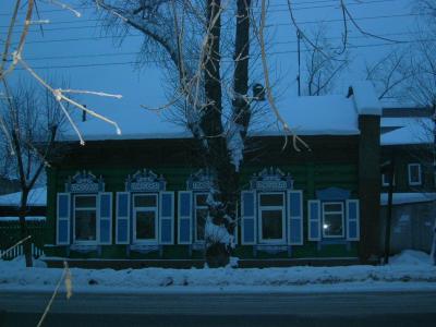 Holzhaus in Irkutsk