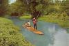 Rafting down the mildly turbulent Martha Brae River to Falmouth from Montego Bay. 1972 D.C.C. Ldt. The Novelty Trading co. Kingston, Jamaica