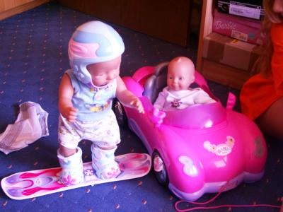 Babyborn-Snowboard