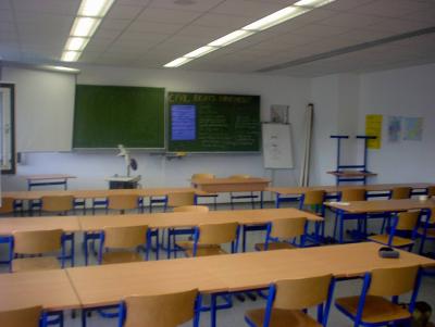Das ist nicht unser Klassenraum