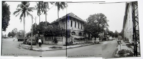 bill burke, 1994: "built as department of public works, now headquarters of military police" (Bildunterschrift)