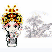 Beijing Opera cartoon characters Beijing Opera cartoon characters