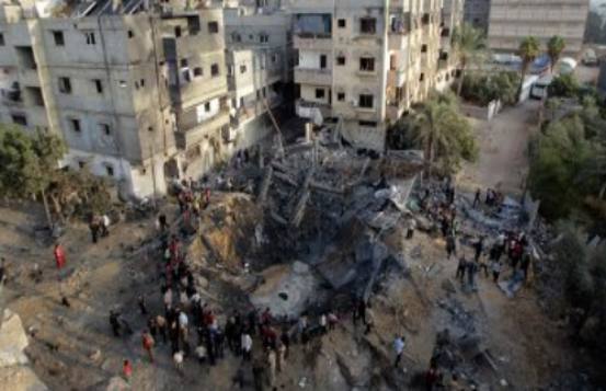 121121_Bombentreffer_Gaza