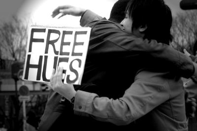 Free Hugs-Foto von Jesslee Cuizon