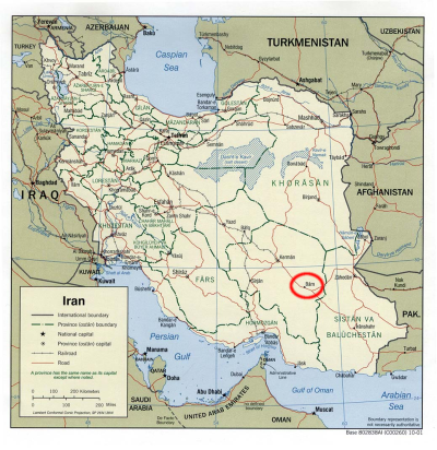 Political Map Iran