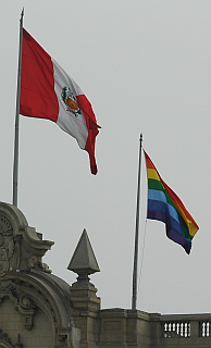 The Peruian flags