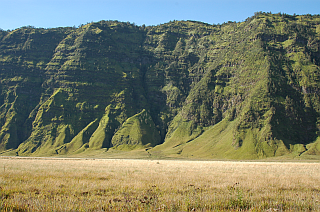 The caldera walls