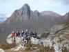 Unsere Gruppe vorm Cradle Mountain