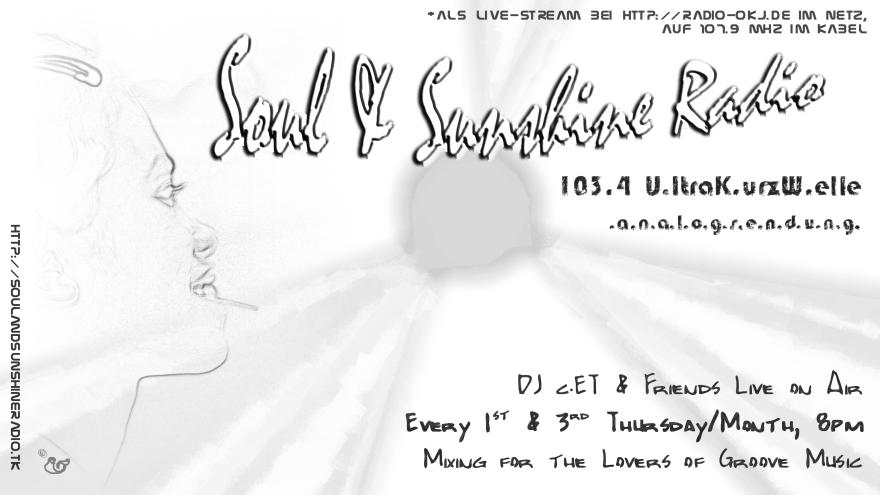 Soul and Sunshine Radio Flyer Header Website Logo Layout
