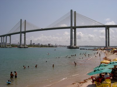 Die neue Brücke über den Rio Potengi in Natal