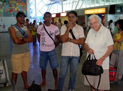 Tony, Zezinho, Fabiano und Dona Anna
