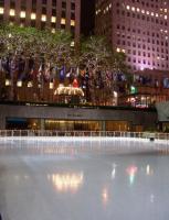 Ice skating, Rockefeller Center