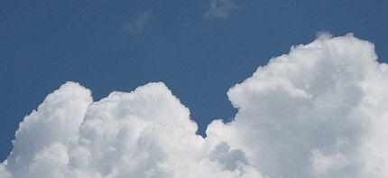 zwischen himmel und wolke - ein übergang