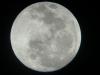 der Mond, Foto durch ein Teleskop geschossen