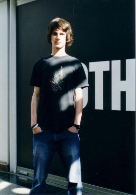 Ich in nem Einkaufszentrum in Göteborg, Sommerurlaub 2005
