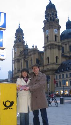 Heute, am 13.02.2011, haben wir die "Save the Date"-Karten am Odeonsplatz in München abgesteckt