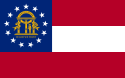 Flagge des Staates Georgia