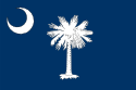 Flagge des Staates South Carolina