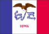 Flagge des Staates Iowa