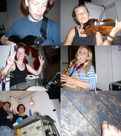 bezzo, cym, lui & ursprung during the rehearsal in sub - all photos by oskar