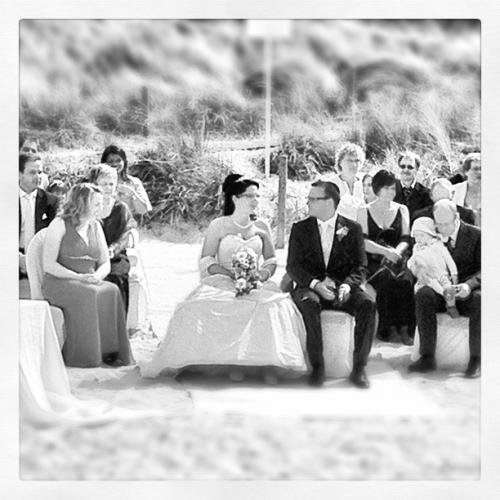 Hochzeit am Strand von Warnemünde