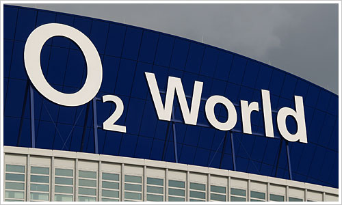 Das O2 World Logo setzt Zeichen