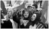 Palästinensische Frauen auf einer Demo