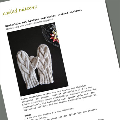 cabledmittens