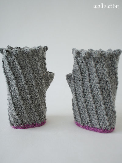 wristwarmer grau wollvictim wristwarmer grau wollvictim