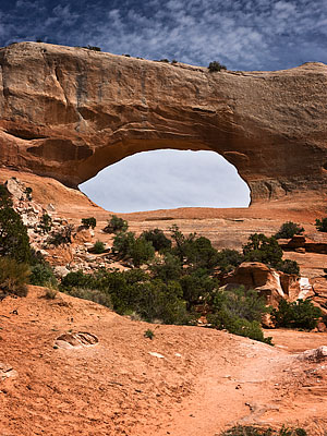 Der Wilson Arch in der Nähe von Moab.